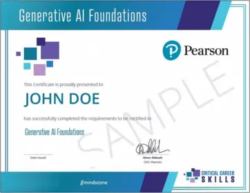 Critical Career Skills Generative AI Foundations