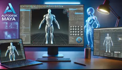 Maya ile Karakter Modelleme ve Animasyon Nedir?
