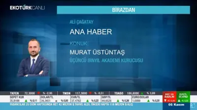 Üçüncü Binyıl Akademi Kurucusu Murat Üstüntaş, Ekol TV Canlı Yayın Konuğuydu