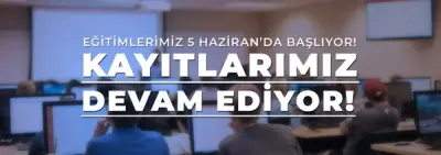 Eğitimlerimiz Pandemiden Sonra Tüm Hızıyla Devam Ediyor.