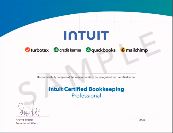 Intuit® QuickBooks Certified Professional