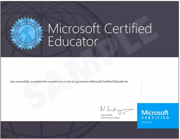 Microsoft® Certified Educator (MCE)