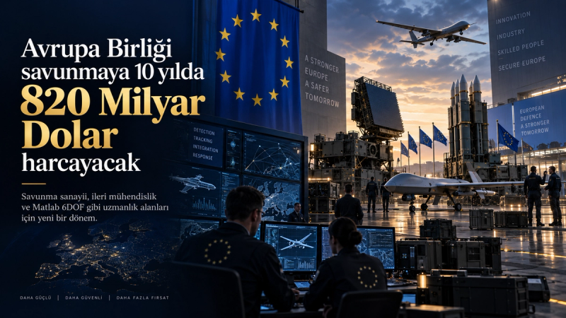 Avrupa’dan 820 Milyar Dolarlık Savunma Planı: Mühendisler İçin Yeni Dönem