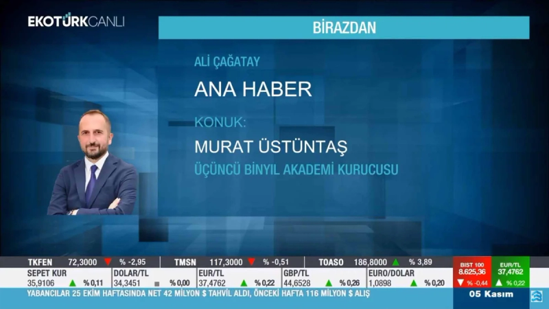 Üçüncü Binyıl Akademi Kurucusu Murat Üstüntaş, Ekol TV Canlı Yayın Konuğuydu