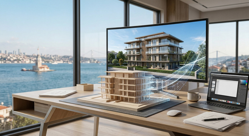 Mevcut Modelleri Görselleştirme (AI Render)