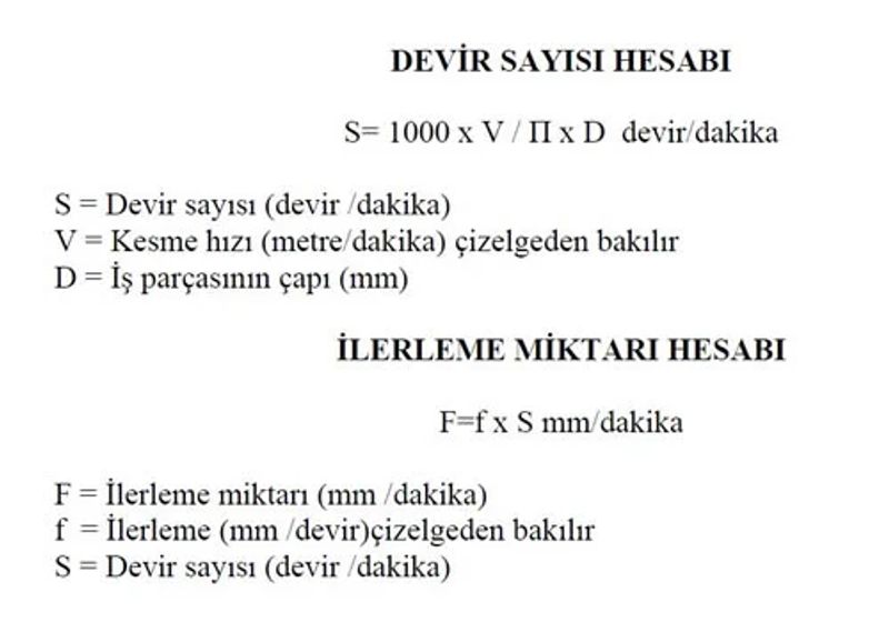 devir & ilerleme kesme hesabı