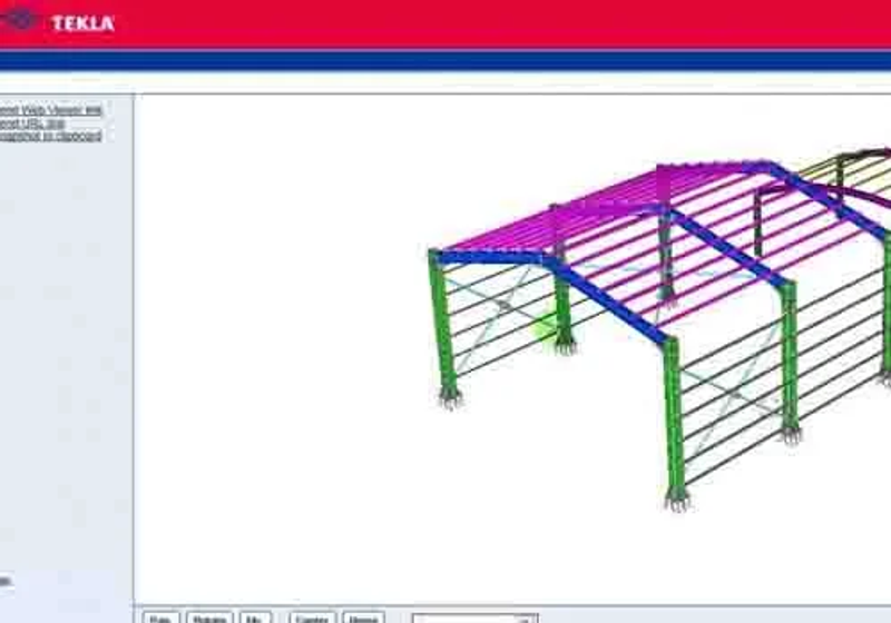 tekla x-steel kurulu olmayan bir bilgisayarda modeli 3boyutlu olarak inceleyebilmek